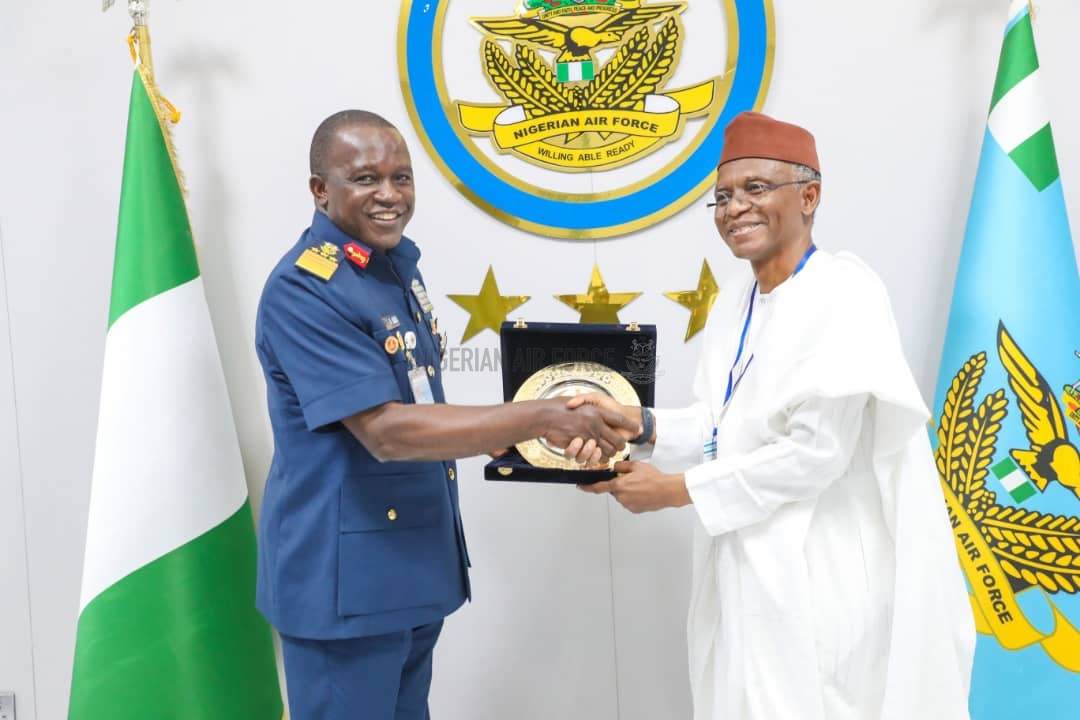 GOVERNOR EL-RUFAI COMMENDS NAF FOR IMPROVED SECURITY IN KADUNA STATE